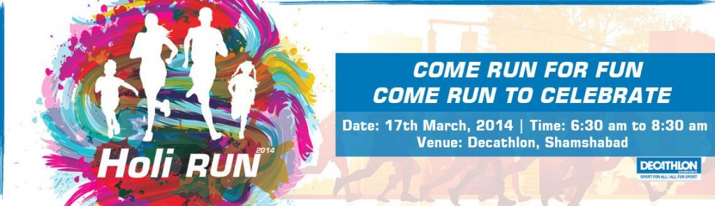 Holi Run 2014 in Hyderbad on March 17, 2014