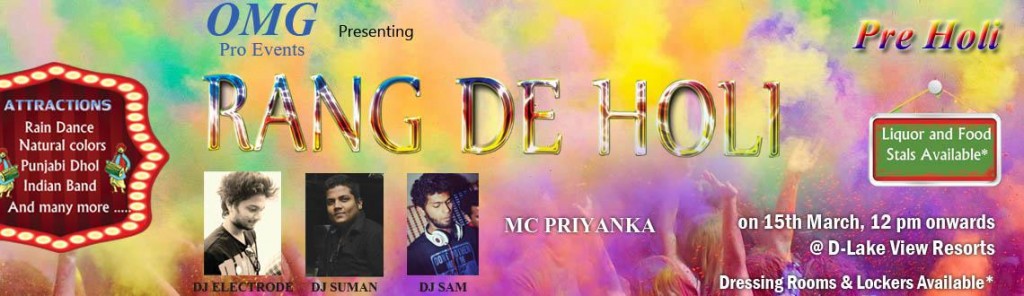 Rang De Holi 2014z in Hydrabad on March 15, 2014
