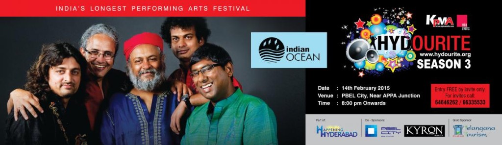 Indian Ocean Live in Concert in Hyderabad on February 14, 2015