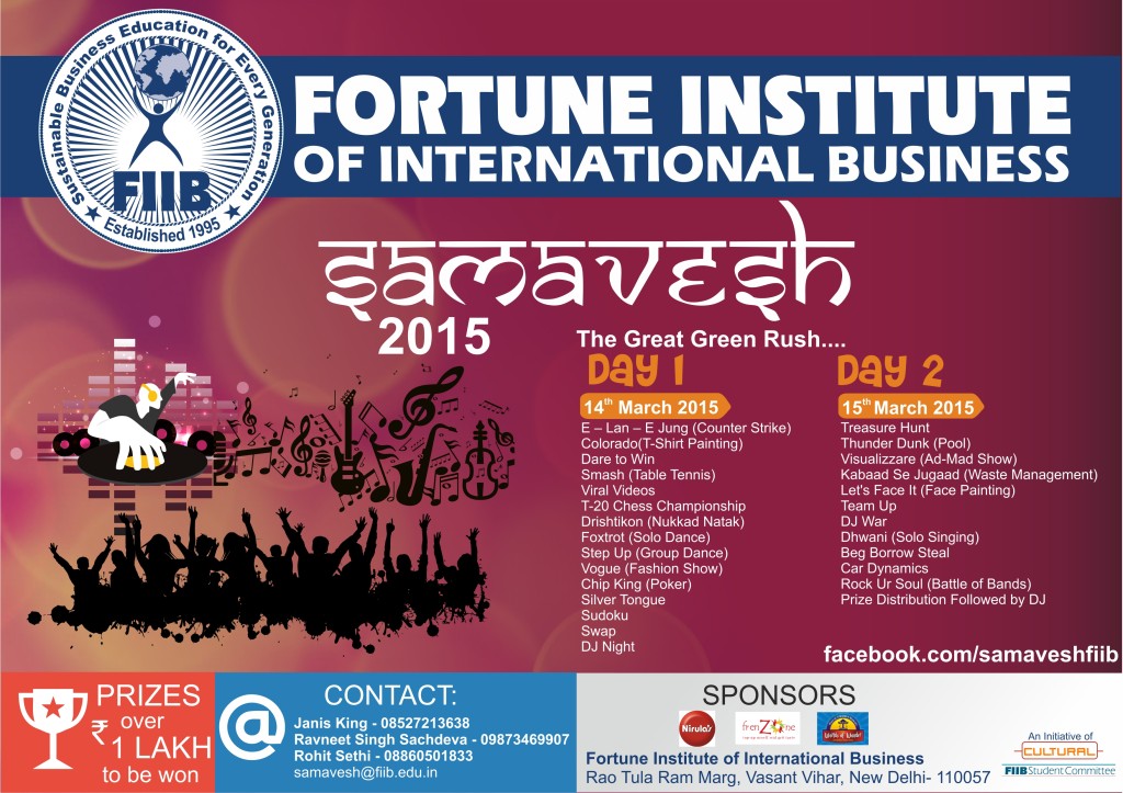 Samavesh 2015 - Technical Fest in New Delhi from March 14-15, 2015