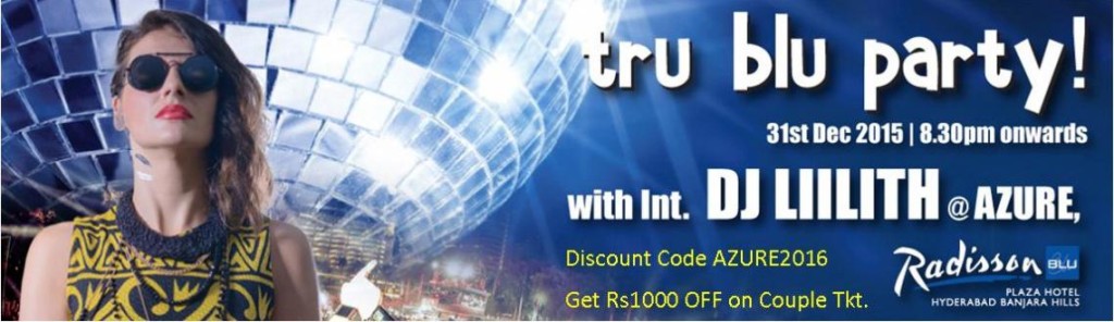 Dance the Night Away with Swedish Dj -Lilith in Hyderabad on December 31, 2015