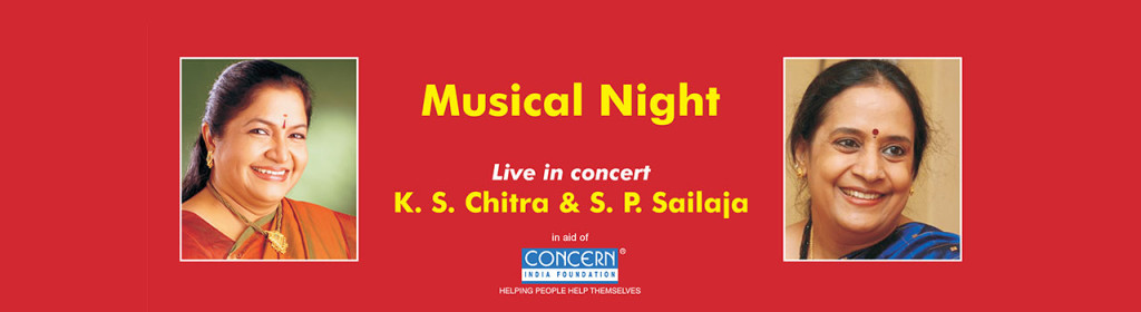 Musical Night with K.S. Chitra and S.P. Sailaja in Vizag on January 9, 2016