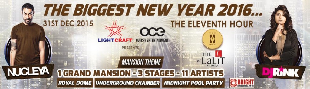 The Eleventh Hour - New Year 2016 in Mumbai on December 31, 2015