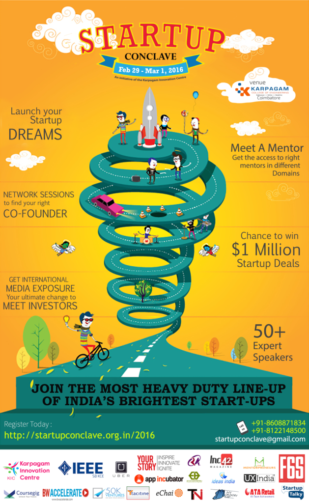 Startup Conclave - Launch Your Dream in Bangalore on Feb 29 & March 1, 2016