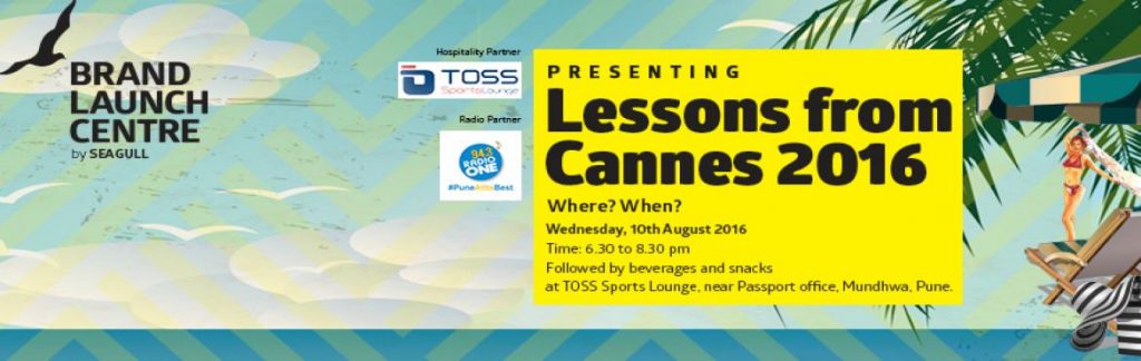 Presenting Lessons From Cannes 2016 in Mumbai on August 10, 2016