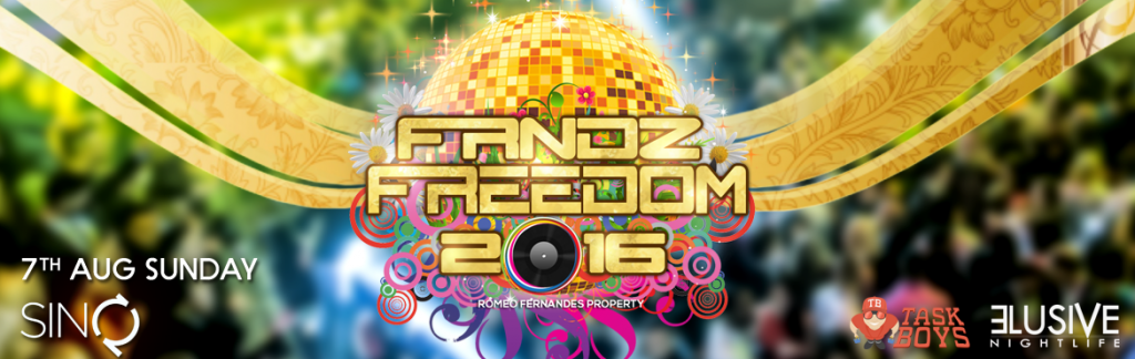 FRNDZFREEDOM 2016 - Friendship Day Event in Goa on August 7, 2016