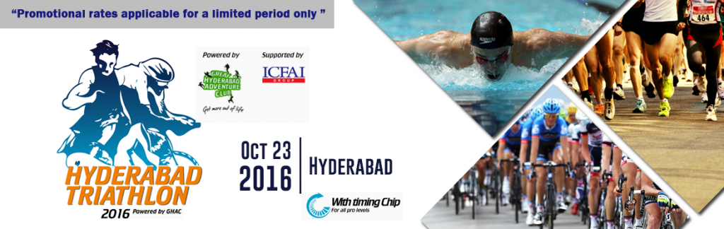 Hyderabad Triathlon 2016 on October 23, 2016