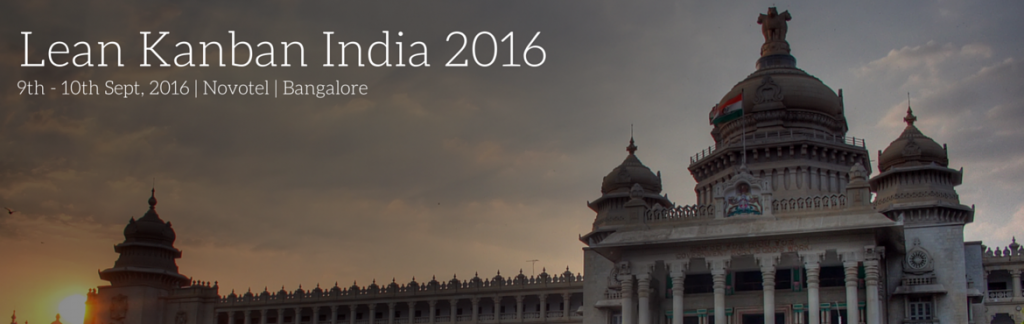 Lean Kanban India Conference 2016 in Bengaluru from September 9-10, 2016