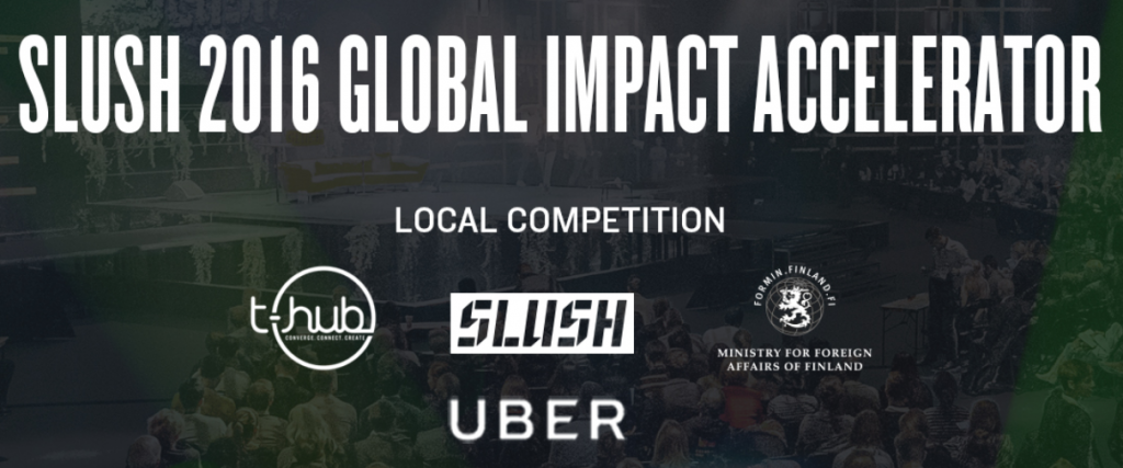 Slush Global Impact Accelerator Programme in Hyderabad on September 20, 2016
