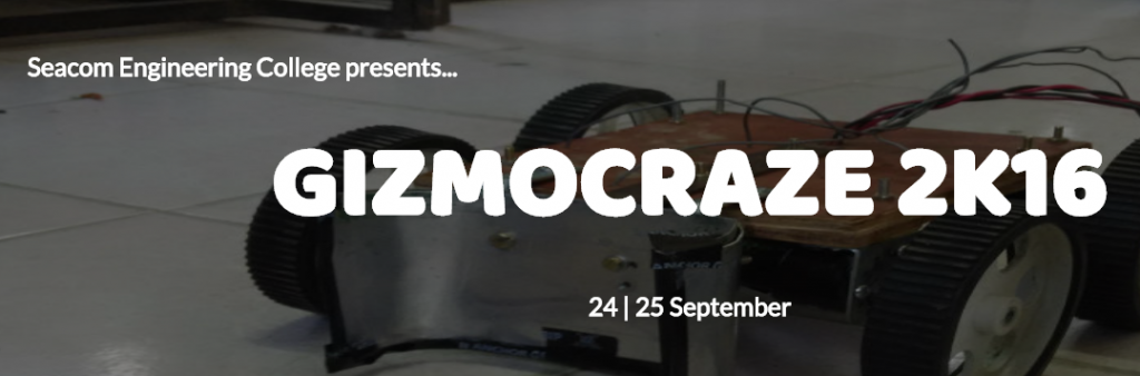 GizmoCraze 2016 - Technical Fest in West Bengal from September 24-25, 2016