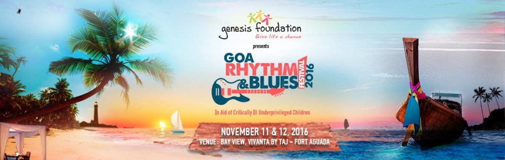 Goa Rhythm and Blues Festival 2016 from November 11-12, 2016