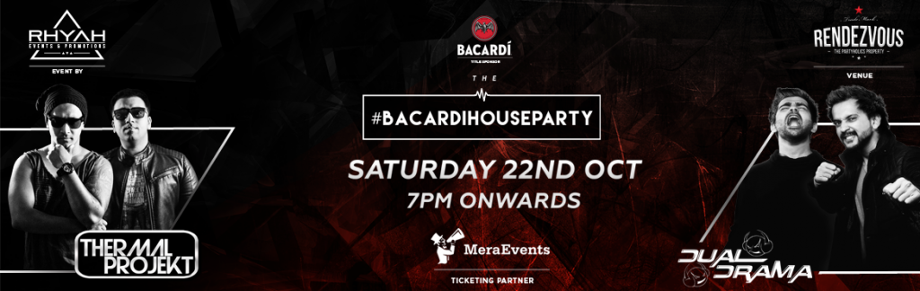 The Bacardi House Party in Hyderabad on October 22, 2016