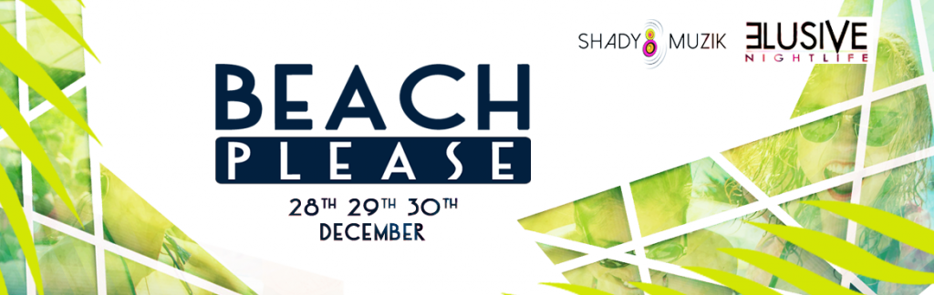 Beach Please Beach Party in Goa from December 28-30, 2016