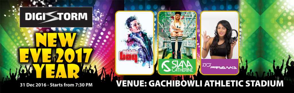 Digi Storm NYE 2017 in Hyderabad on December 31, 2016