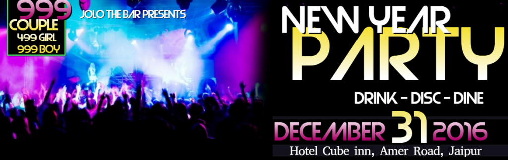 New Year Party In Jaipur on December 31, 2016