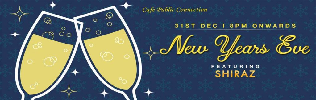 New Years Eve at Cafe Public Connection in New Delhi on December 31, 2016