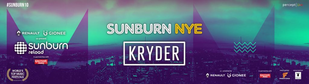 Sunburn NYE with Kryder in Hyderabad on December 31, 2016