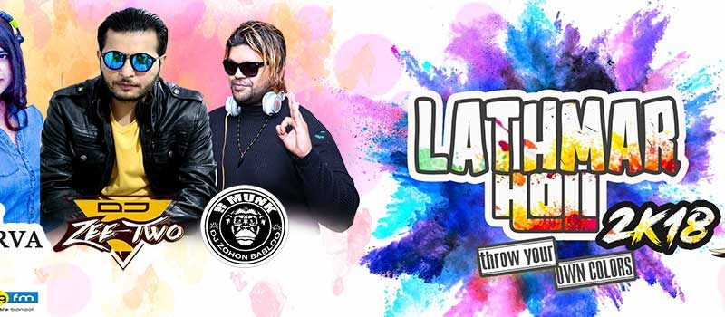 Lathmar Holi in Hyderabad on March 2, 2018