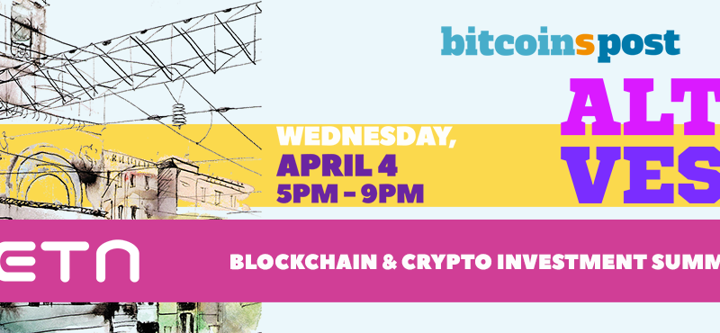 ALTVEST Blockchain and Crypto Investment Summit 2018 in Hyderabad on April 4, 2018