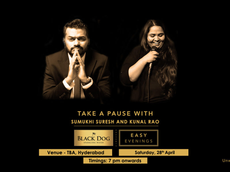 Black Dog Easy Evenings w Kunal Rao & Sumukhi Suresh in Hyderabad