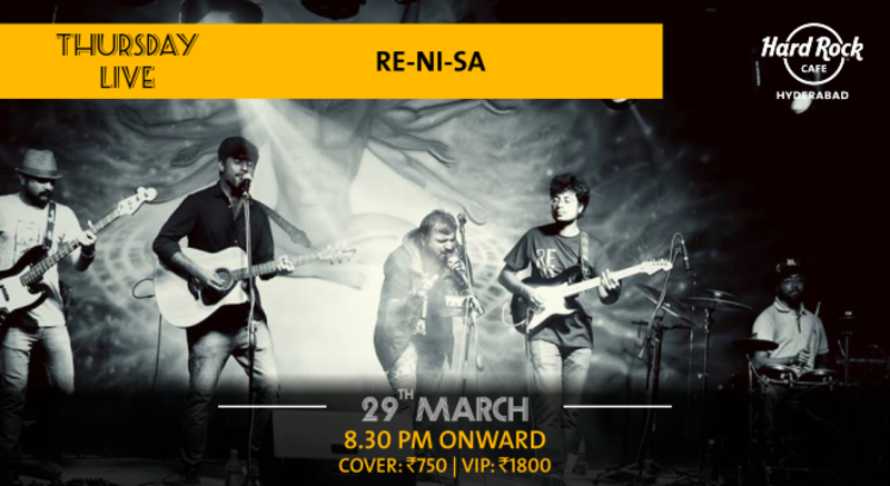 Re-Ni-Sa – Thursday Live! in Hyderabad on March 29, 2018