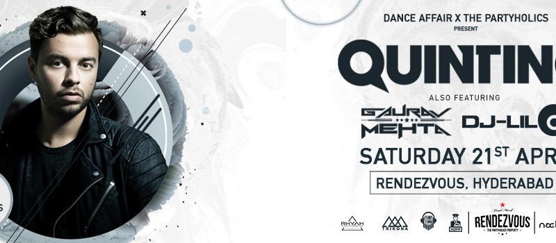 Quintino (DJ MAG #30) Live in Hyderabad on April 21, 2018