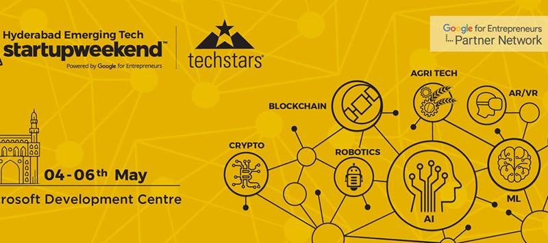 Startup Weekend Hyderabad Emerging Tech from May 4-6, 2018