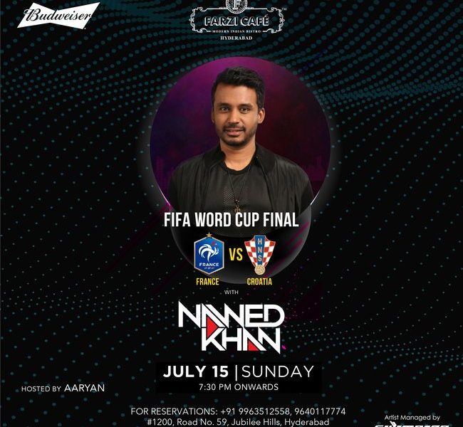 FIFA World Cup Final with Nawed Khan in Hyderabad