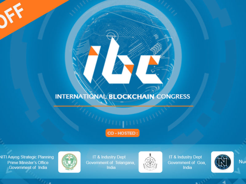 International Blockchain Congress in Hyderabad