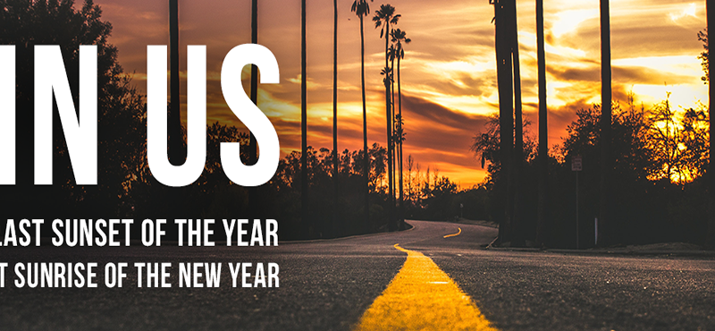 Get Out to See the Last Sunset Of The Year and The First Sunrise