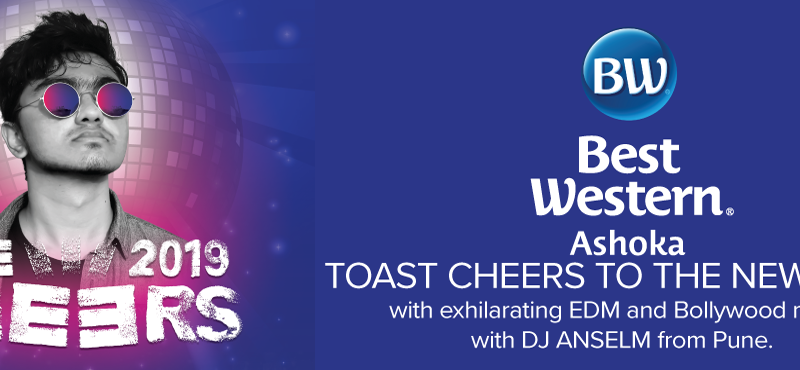 NYE 2K19 Cheers at Best Western Ashoka