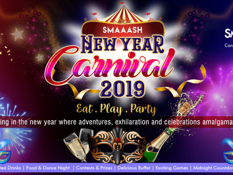 NYE Carnival at SMAAASH – Hyderabad