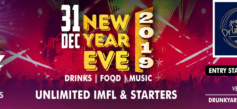 New Year Eve 2019 at Drunkyard, Hyderabad