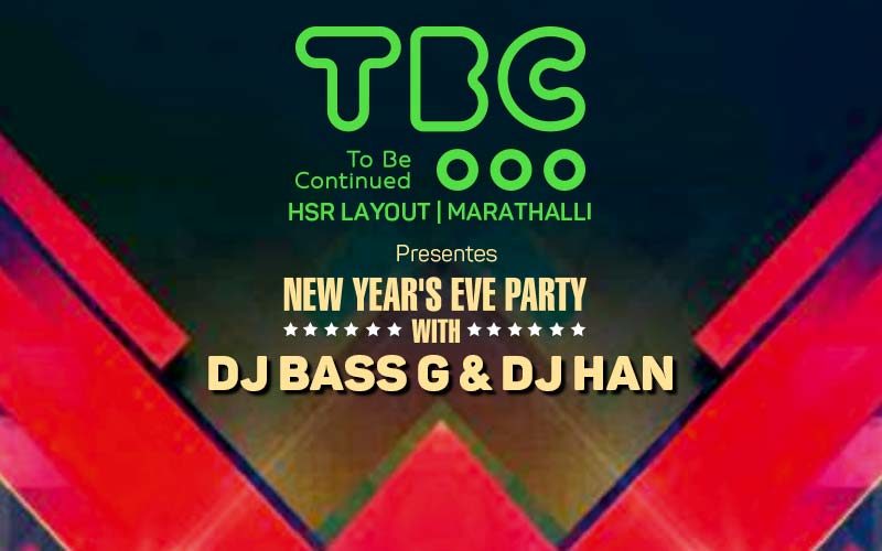 New Year’s Eve Party at TBC Sky Lounge, Bengaluru