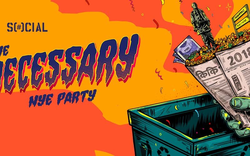 The Necessary NYE Party at Koramangala Social, Bengaluru