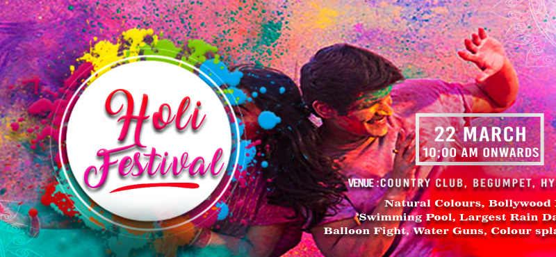 Holi Festival at Country Club