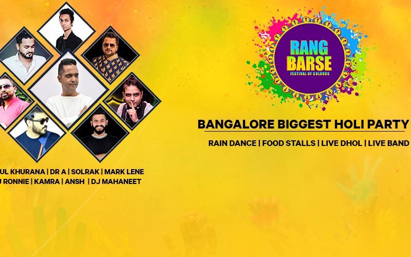 Rang Barse Holi Festival in Bengaluru