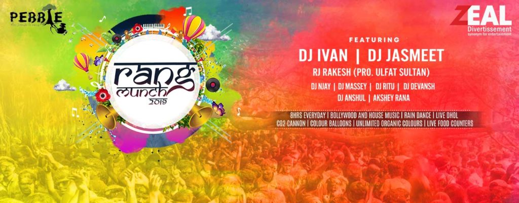 Rang Munch 2019 – Holi At Pebble