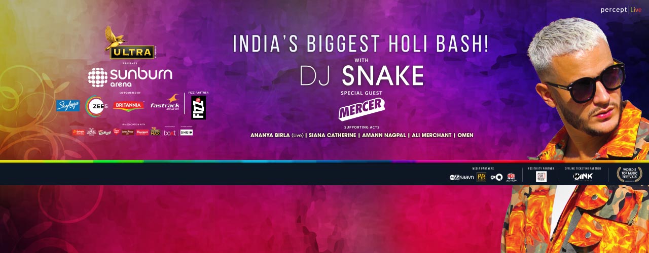 Sunburn Arena with DJ Snake (Holi Special)