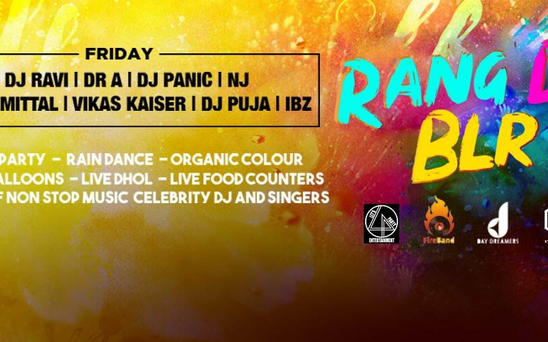 Holi Pool Party – Rang De Blr at The Park