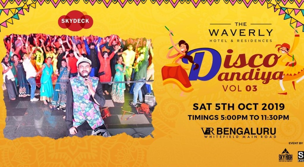 Bangalore’s Biggest Disco Dandiya Vol – 3 – Skydeck VR Bengaluru Bangalore’s Biggest Disco Dandiya Vol – 3 – Skydeck VR Bengaluru