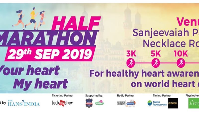 Half Marathon on World Heart Day, Hyderabad
