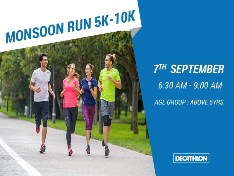 Monsoon Run 5KM – 10KM, Hyderabad