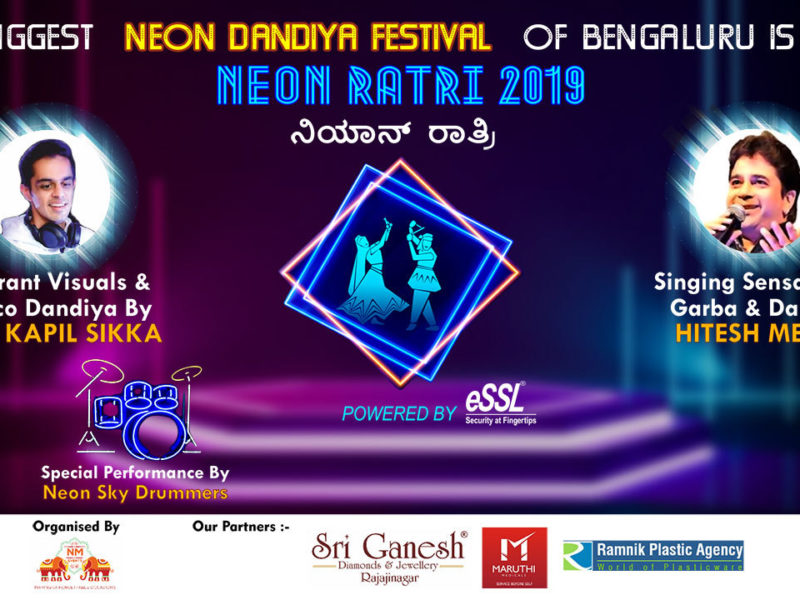 NEON RATRI – Bengaluru’s Biggest Neon Dandiya Festival 2019