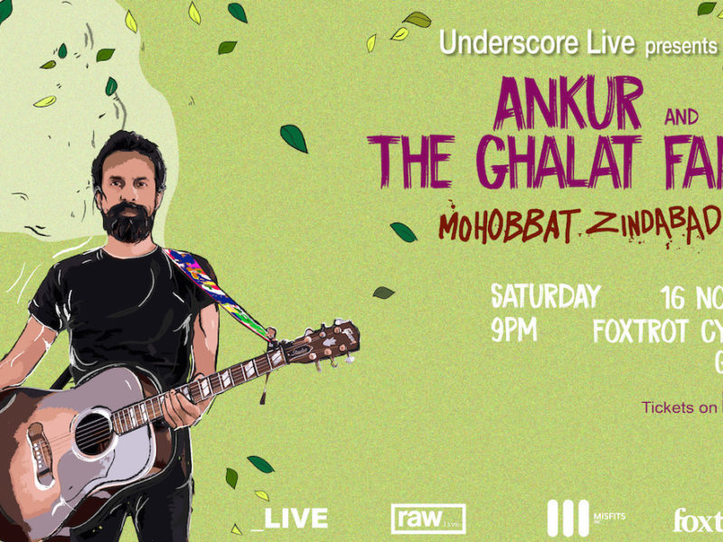Underscore Live presents Ankur Tewari & the Ghalat Family (Trio) | Gurugram