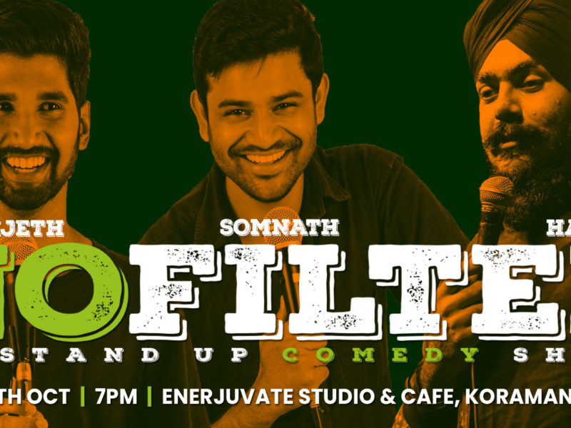 #NOFILTER- A stand up comedy show