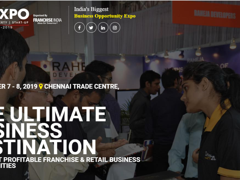 FROEXPO 2019 Chennai – 116th National Franchise & Retail Show