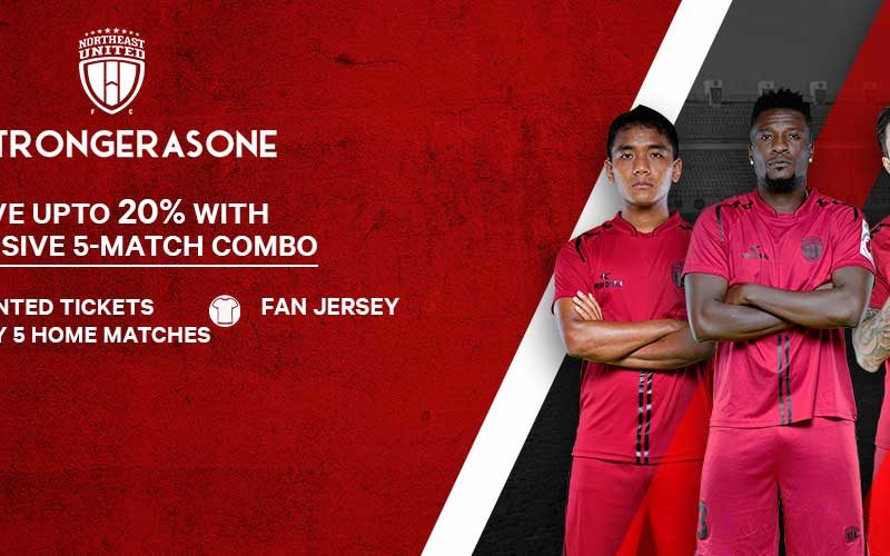 Season 6 – North East United FC – Exclusive 5 Match Combo