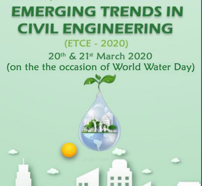 ETCE 2020 – Emerging Trends in Civil Engineering 2020