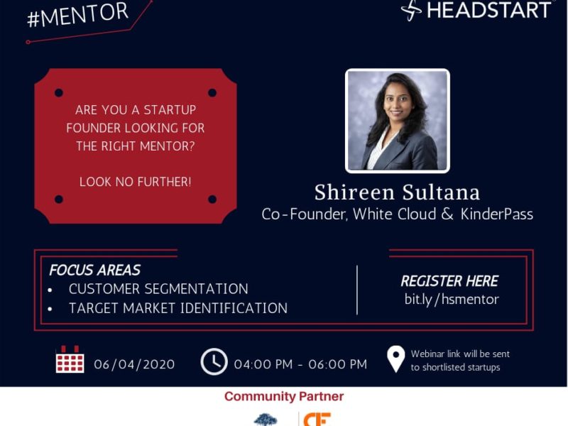 Headstart Hyderabad Mentor Session – April